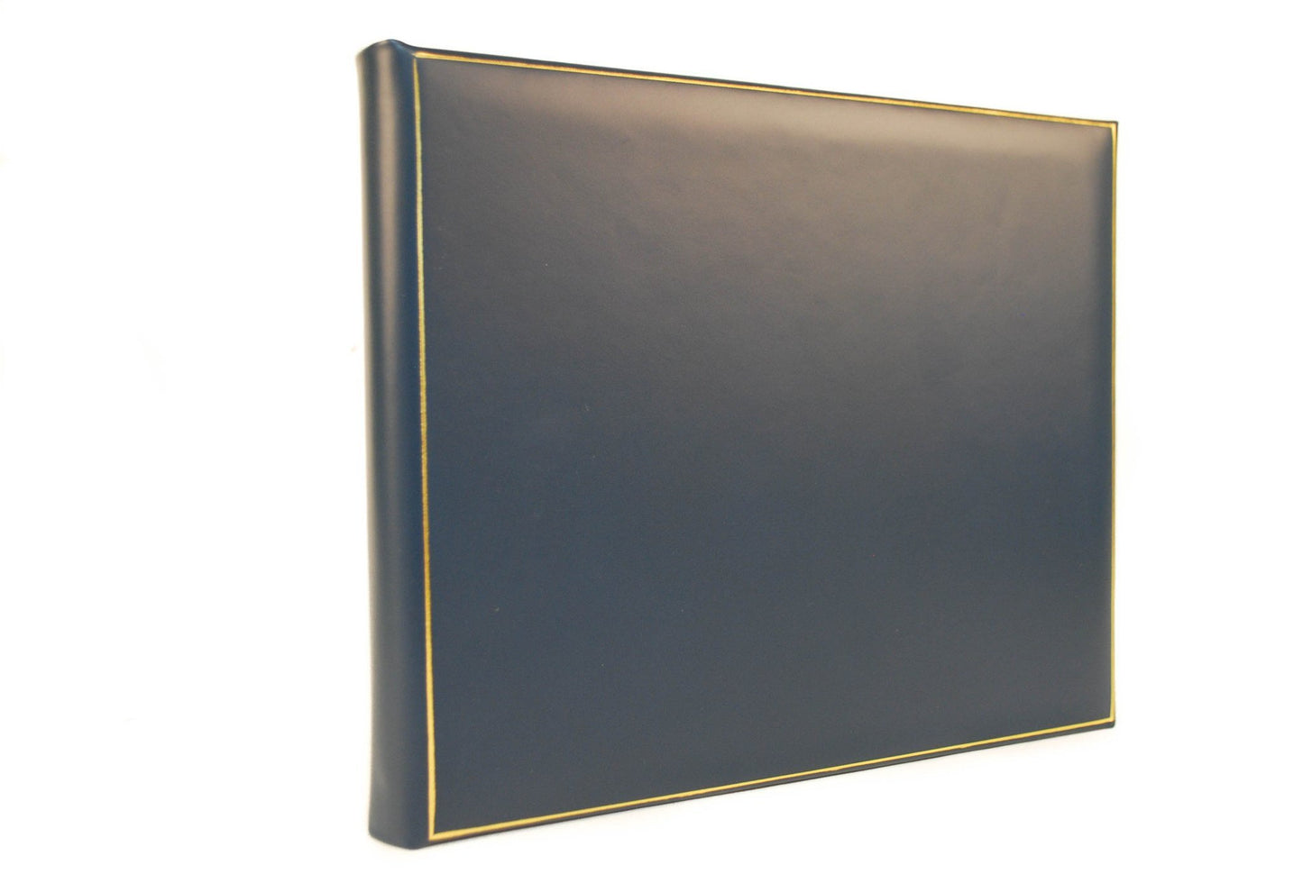 Guest Book | 8 by 10 Inches | Superior Quality Smooth Calf | Blank Pages | Hand Made in England | Charing Cross-Guest Book-Sterling-and-Burke