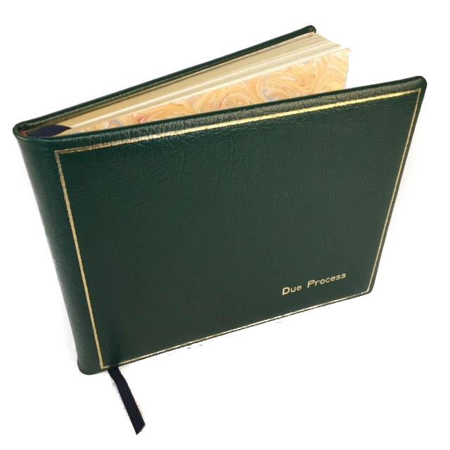 Guest Book Personalization Samples, 7 by 9 Inches | Calf Leather | Made in England-Guest Book-Sterling-and-Burke