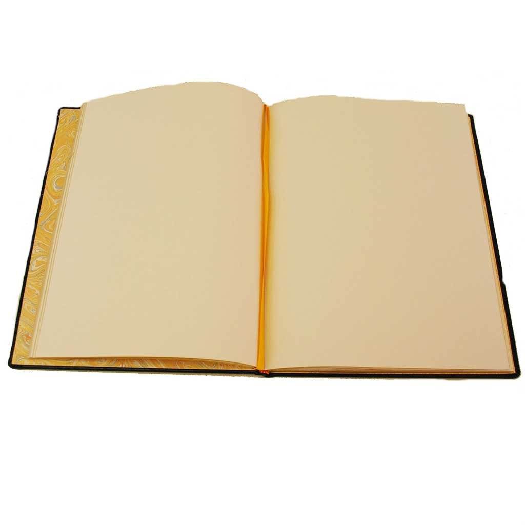 Leather Notebook / Guest Book, 10x8 | Vertical | Buffalo Calf | Blank Pages | Charing Cross-Notebooks-Sterling-and-Burke
