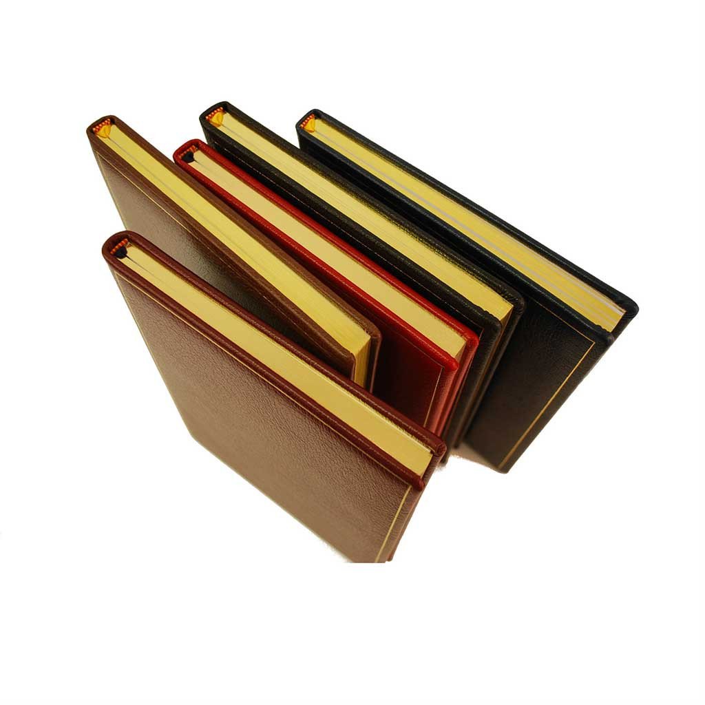 Leather Notebook / Guest Book, 10x8 | Vertical | Buffalo Calf | Blank Pages | Charing Cross-Notebooks-Sterling-and-Burke