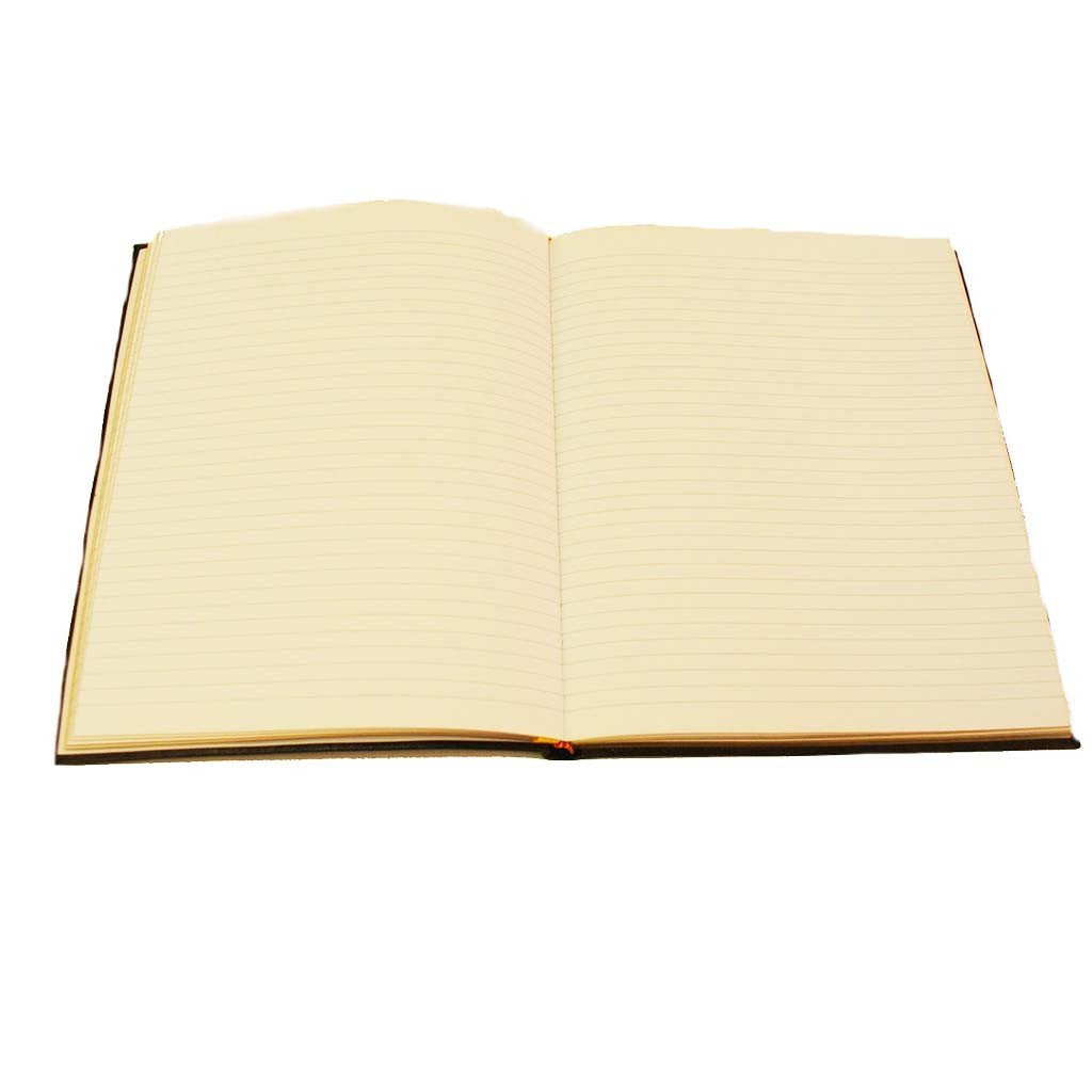 Leather Notebook | 8 by 10 Inches | Lined Pages | Multiple Colors | Buffalo Calf | Charing Cross-Notebooks-Sterling-and-Burke