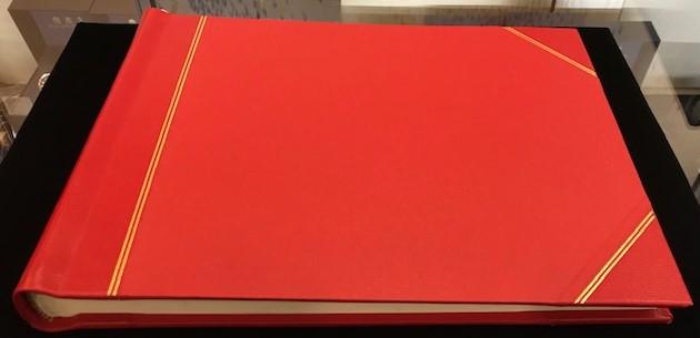 Leatherbound Scrapbook | Photo Album | Charing Cross | With Tissue Paper | 10" x 14"-Photo Album-Sterling-and-Burke