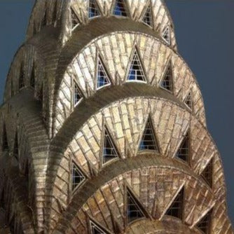 Limited Edition Chrysler Building Sculpture | Custom Chrysler Building Plaster Model | Extraordinary Quality and Detail | Made in England | Timothy Richards-Desk Accessory-Sterling-and-Burke