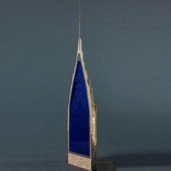 Limited Edition Chrysler Building Sculpture | Custom Chrysler Building Plaster Model | Extraordinary Quality and Detail | Made in England | Timothy Richards-Desk Accessory-Sterling-and-Burke