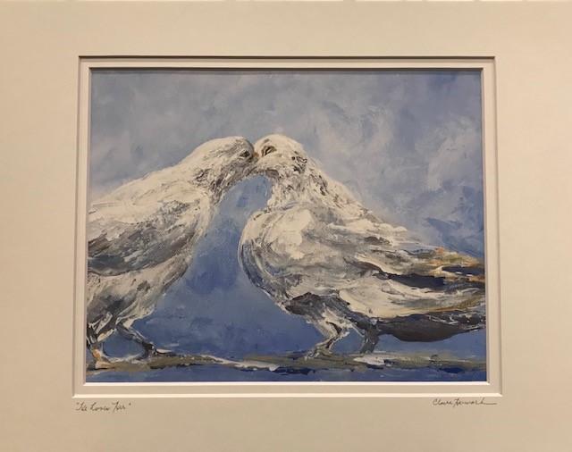 Art | He Loves Her | Giclee With Mat Hand Signed by Claire Howard | 11" x 14"-Giclee Print-Sterling-and-Burke