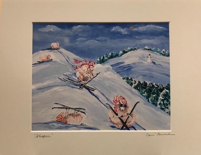 Art | Whoopsie! | Giclee | Hand Signed by Clare Howard | 11" x 14"-Giclee Print-Sterling-and-Burke