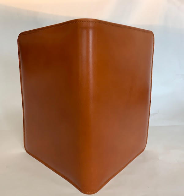 Bespoke Hand Stitched Pad Cover | English Bridle Hide | Portfolio for Legal Pad | Custom Made in England