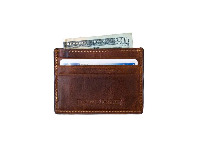 Needlepoint Collection | Republican Needlepoint Card Wallet | 4 by 3 Inch | Navy | Smathers and Branson-Card Wallet-Sterling-and-Burke