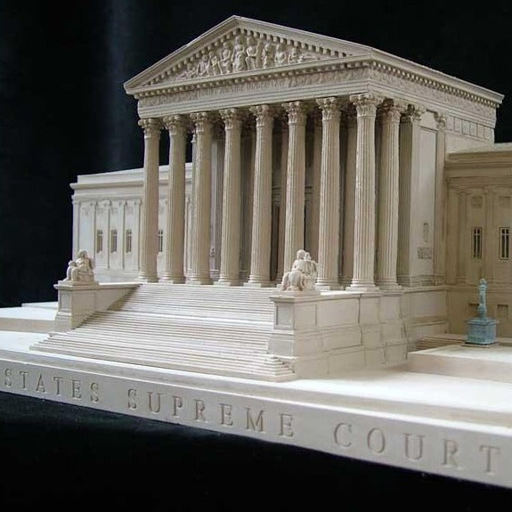 DC Supreme Court Sculpture | Custom Supreme Court Plaster Model | Made in England | Timothy Richards