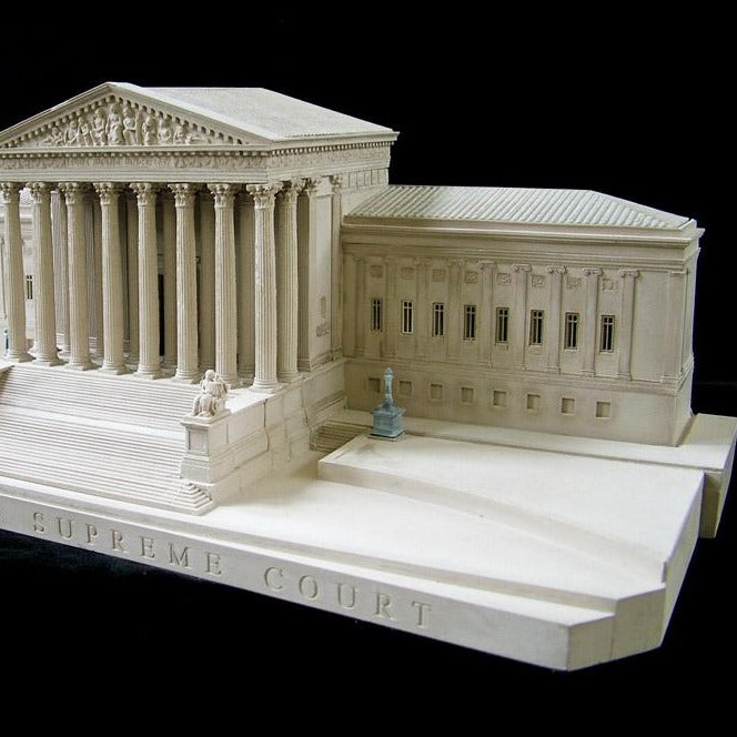 DC Supreme Court Sculpture | Custom Supreme Court Plaster Model | Made in England | Timothy Richards