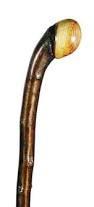 Hazel Root Knob Walking Stick-Walking Stick-Sterling-and-Burke