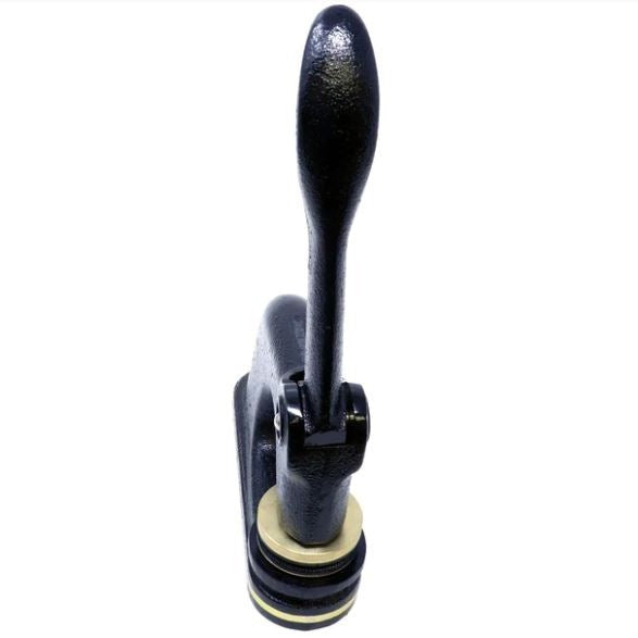Paper Embosser | Black Cast Iron with Brass | Embosser with Finest Quality Brass Die