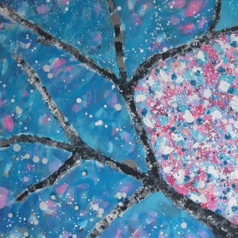 Art | Cherry DC 15 | Original Acrylic on Gallery Canvas by Fabiano Amin | 30" x 24"