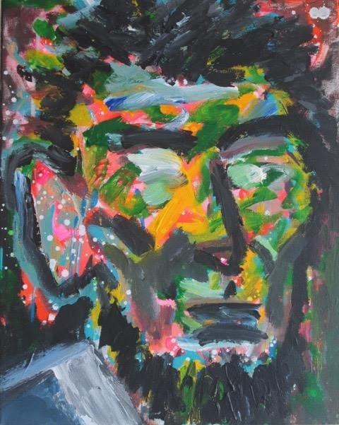 Art | I'm The 16th | Original Acrylic on Gallery Canvas by Fabiano Amin | 20" x 16"