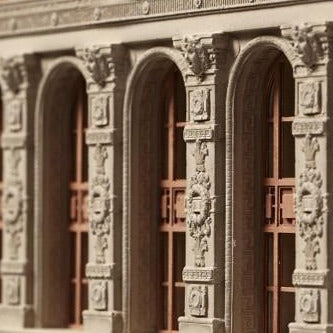 Limited Edition Flat Iron Building Sculpture | Custom Flat Iron Building Plaster Model | Extraordinary Quality and Detail | Made in England | Timothy Richards-Desk Accessory-Sterling-and-Burke