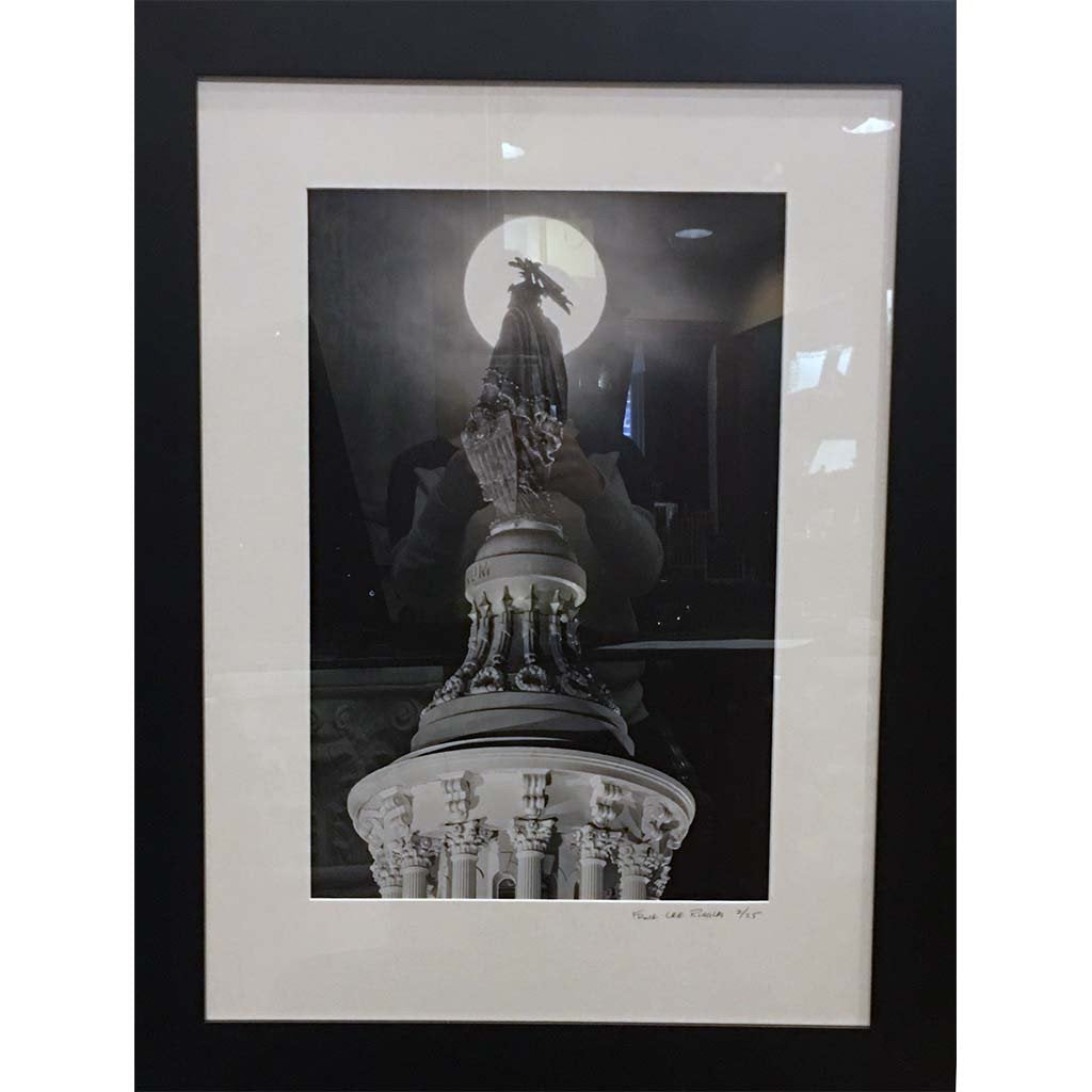 Lady Liberty with Moon, Photograph, 22 by 28.5 inches by Frank Ruggles-Photography-Sterling-and-Burke