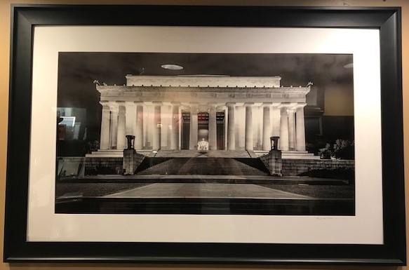 Art | Lincoln Memorial At Night by Frank Lee Ruggles | 36" x 55"-Photography-Sterling-and-Burke