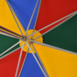 Burke Umbrella | Chestnut Straight Handle Golf Umbrella | Custom Solid Colors