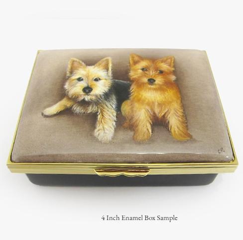 Halcyon Days Custom 3", 4" and 5" Enamel Box, Bespoke Order-Enamel Box-Sterling-and-Burke