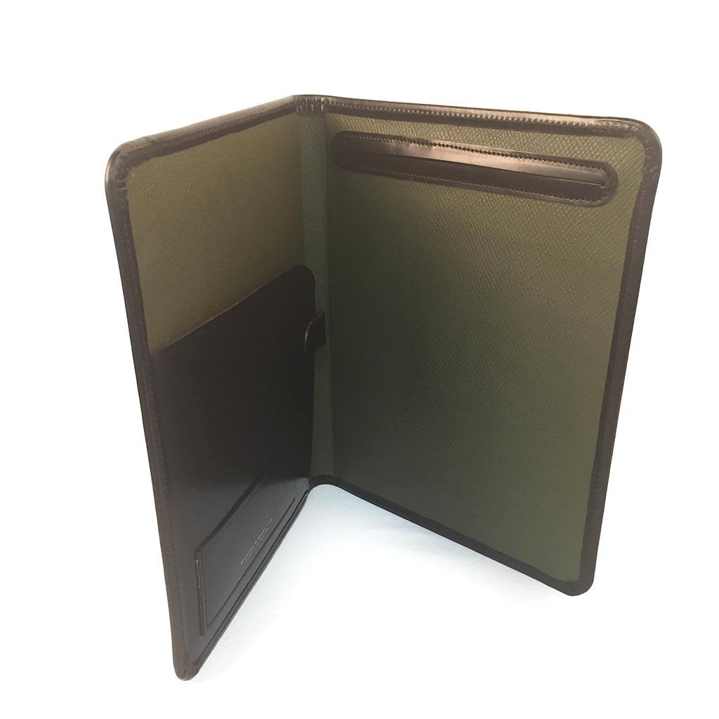 Hand Stitched Pad Cover | English Bridle Hide | BESPOKE-Pad Cover-Sterling-and-Burke