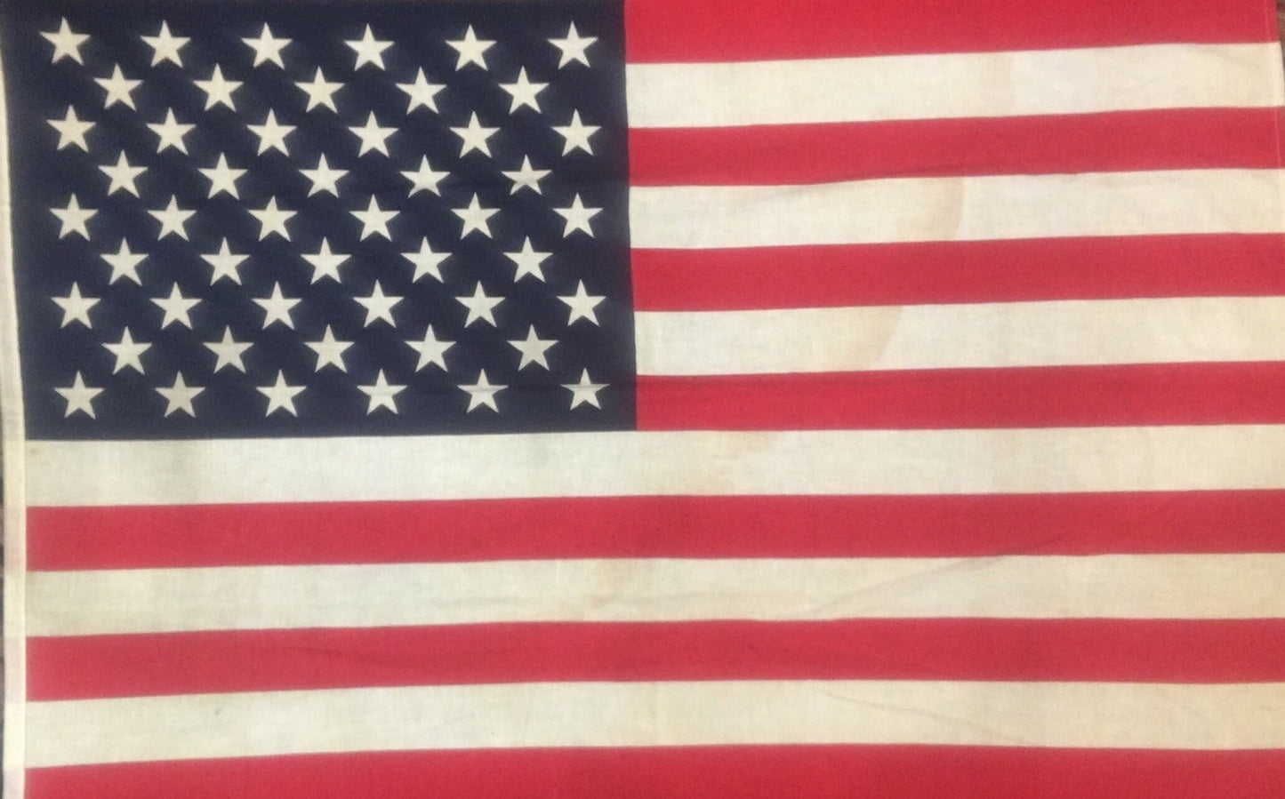50 Star Flag, 56.5 by 37 Inches-Vintage Flag-Sterling-and-Burke