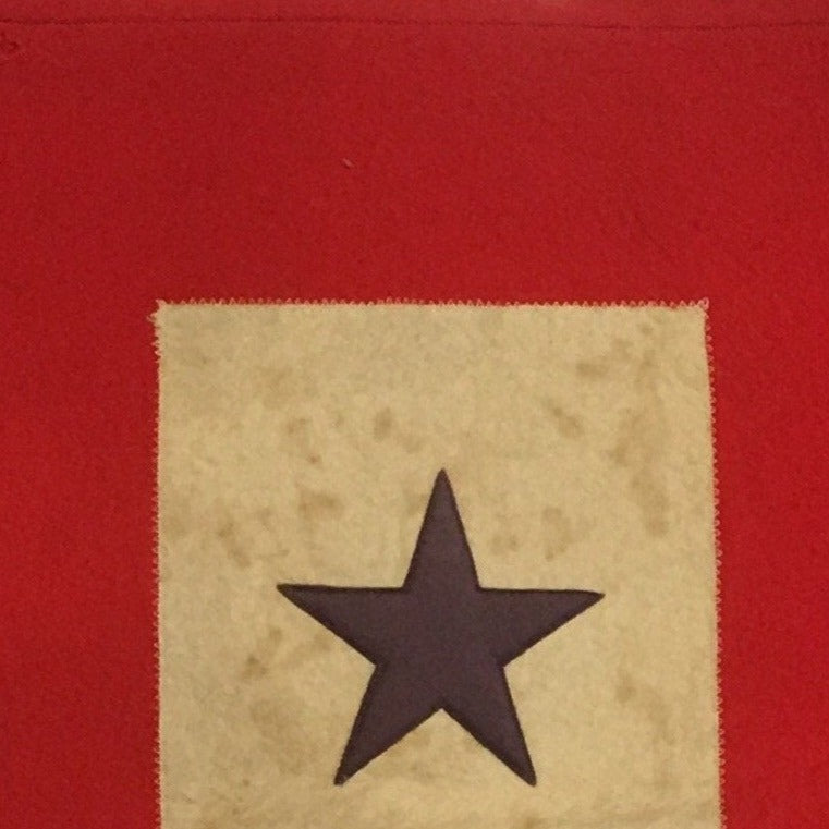 Vintage Service Flag | Felt Flag | 21 by 13.5 Inches-Vintage Flag-Sterling-and-Burke