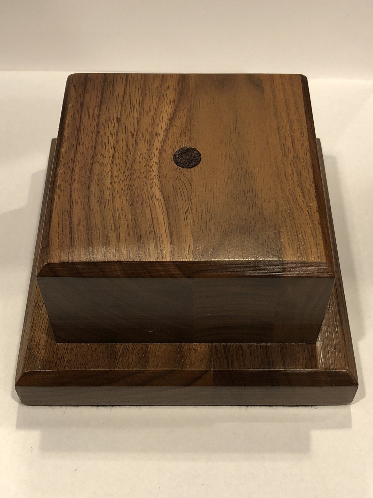 Wooden Base | 4.5 by 4.5 by 2.5 Inches-Corporate Gifts-Sterling-and-Burke