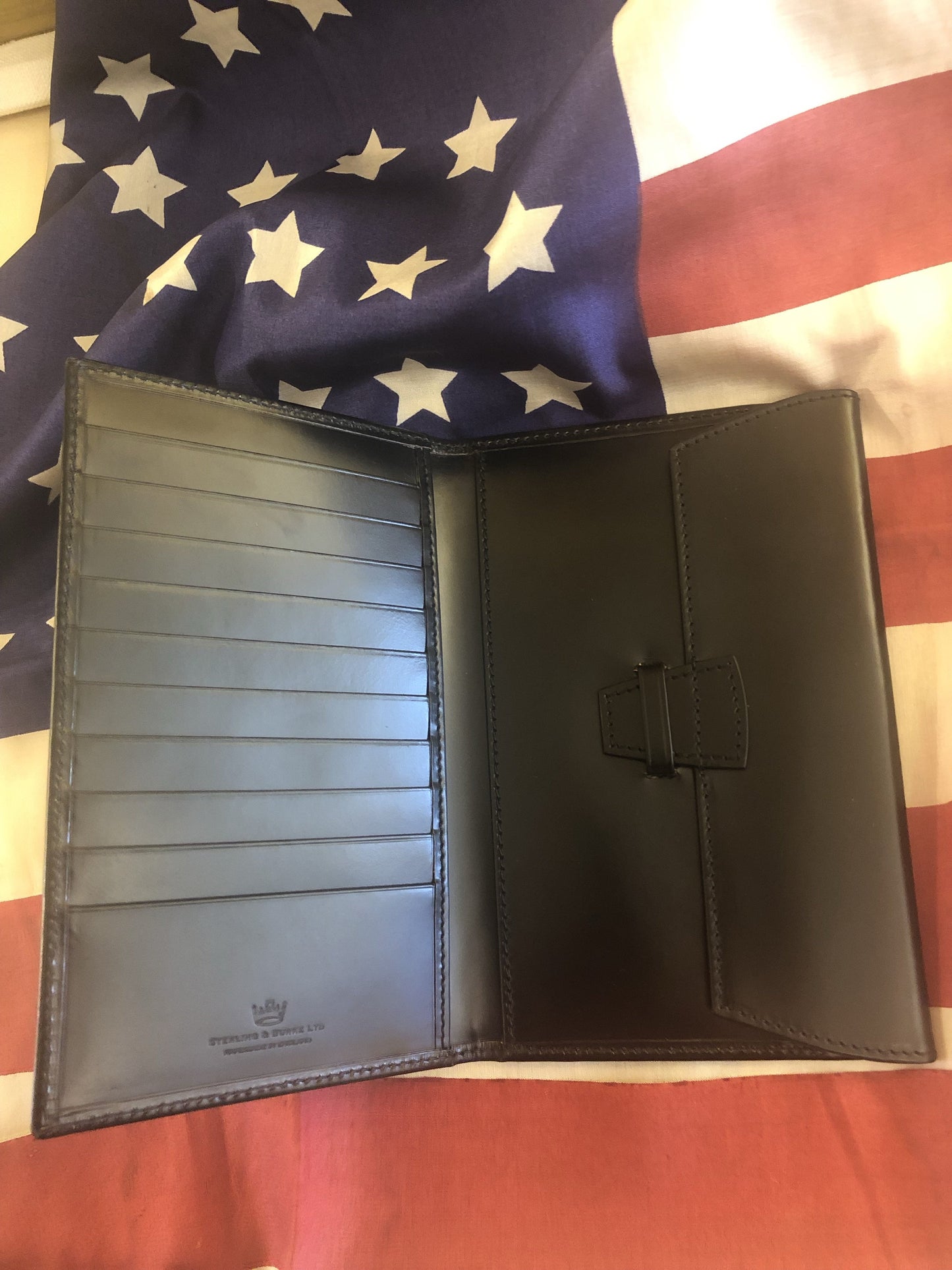 Farmer's Wallet | Breast Wallet | English Bridle Leather | Hand Made in England-Wallet-Sterling-and-Burke
