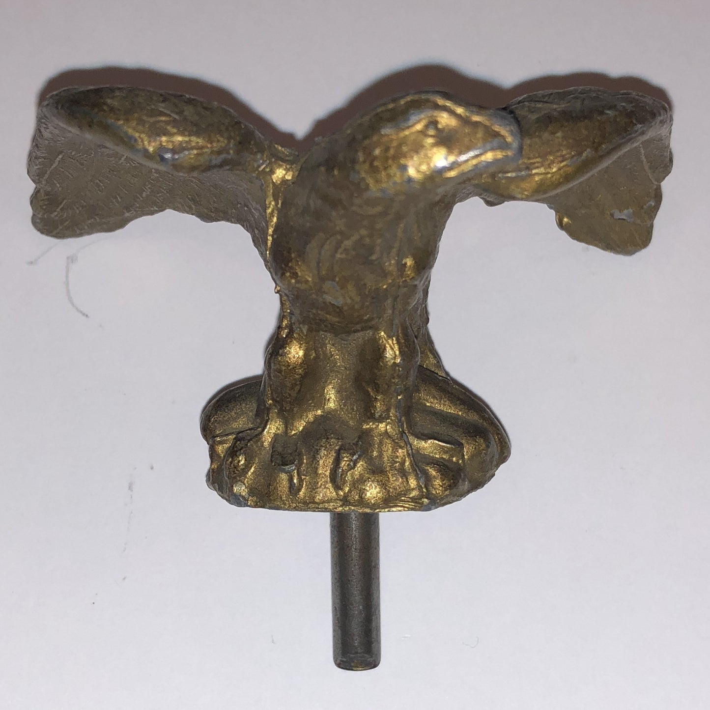 Vintage American Flag Eagle Topper | Brass Flag Post Eagle | 5" US Flag Eagle | Business Gift-Antique Artifact-Sterling-and-Burke