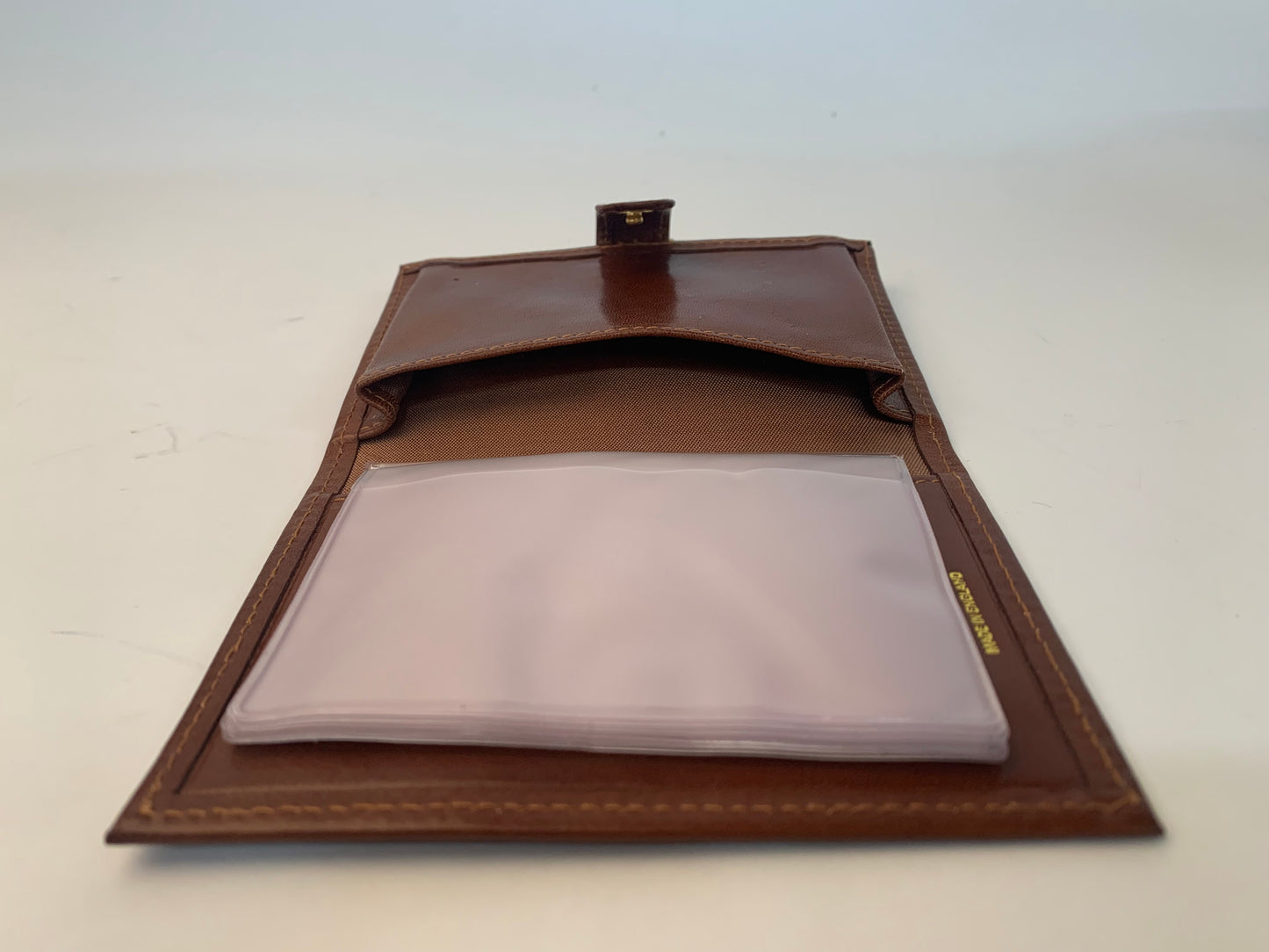 Charing Cross Leather Card Case with Snap Closure | Highland Calf Leather