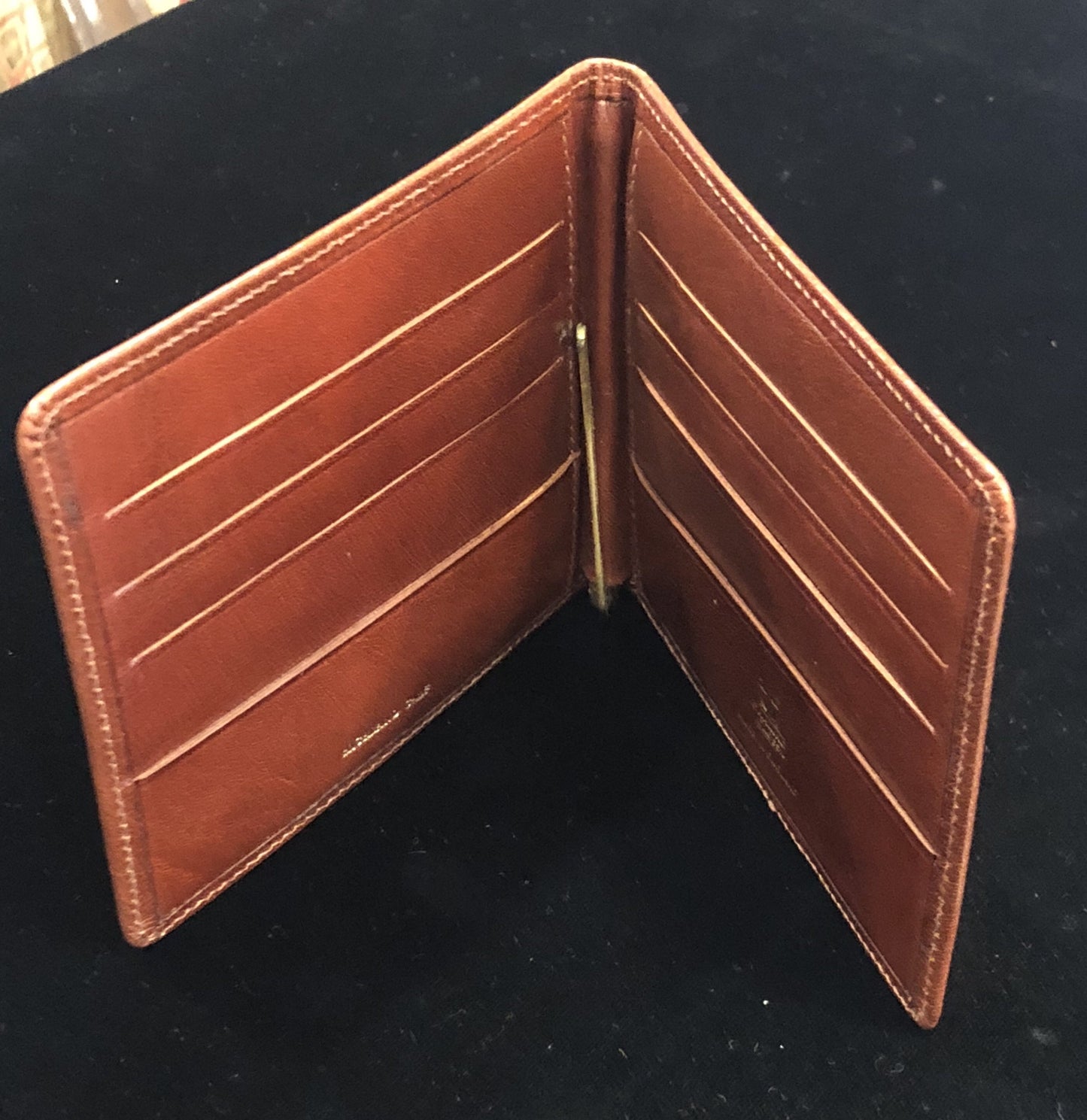 Charing Cross Medium Card Holder / Wallet | Hip Wallet with Money Clip | Highland Calf Leather | 8 Cards | Tan | Sterling and Burke-Wallet-Sterling-and-Burke