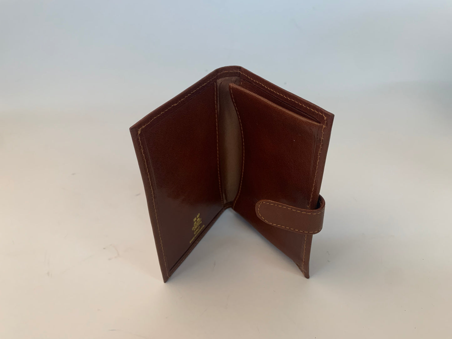 Charing Cross Leather Card Case with Snap Closure | Highland Calf Leather