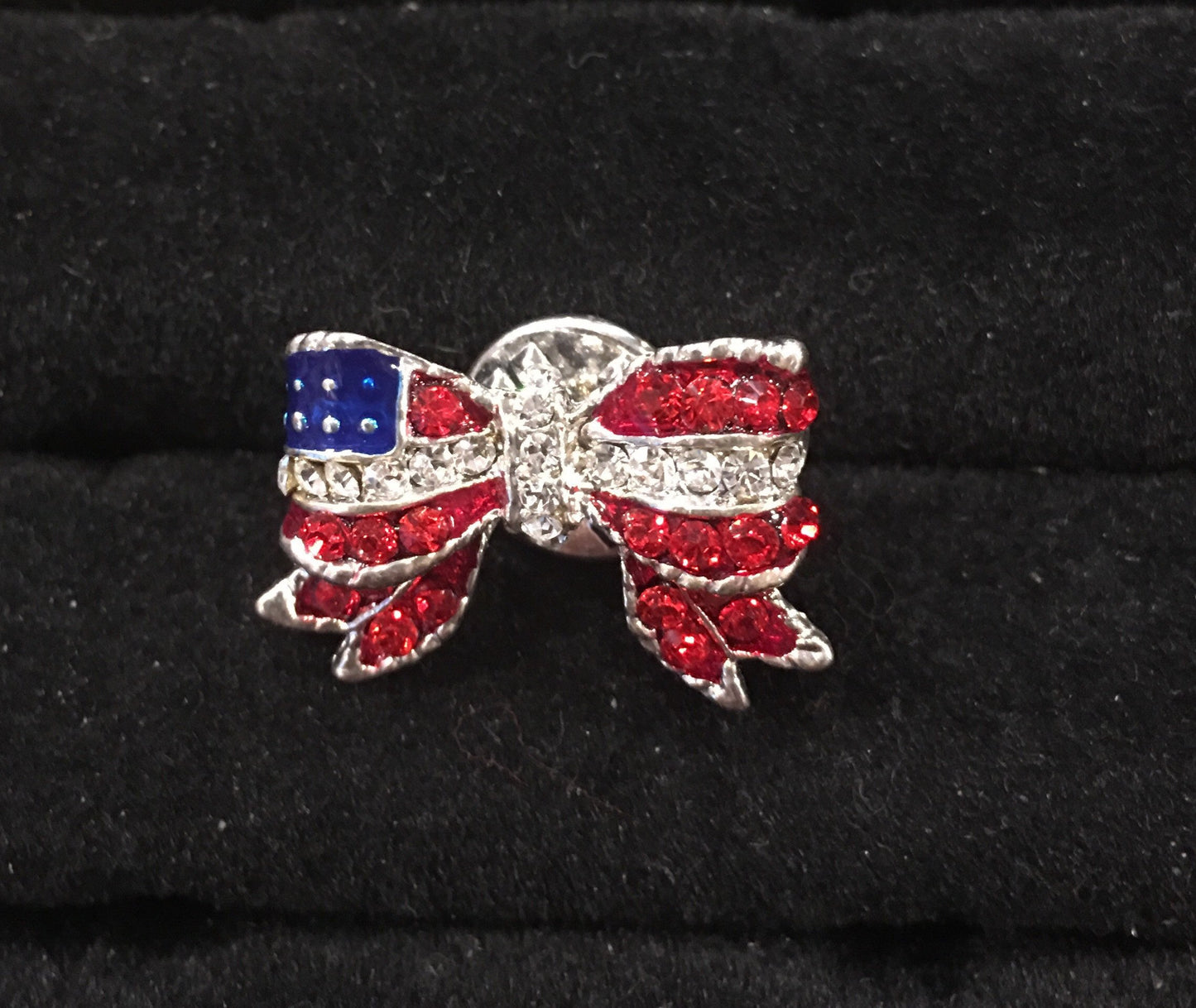 American Bow Lapel Pin 2-Lapel Pin-Sterling-and-Burke