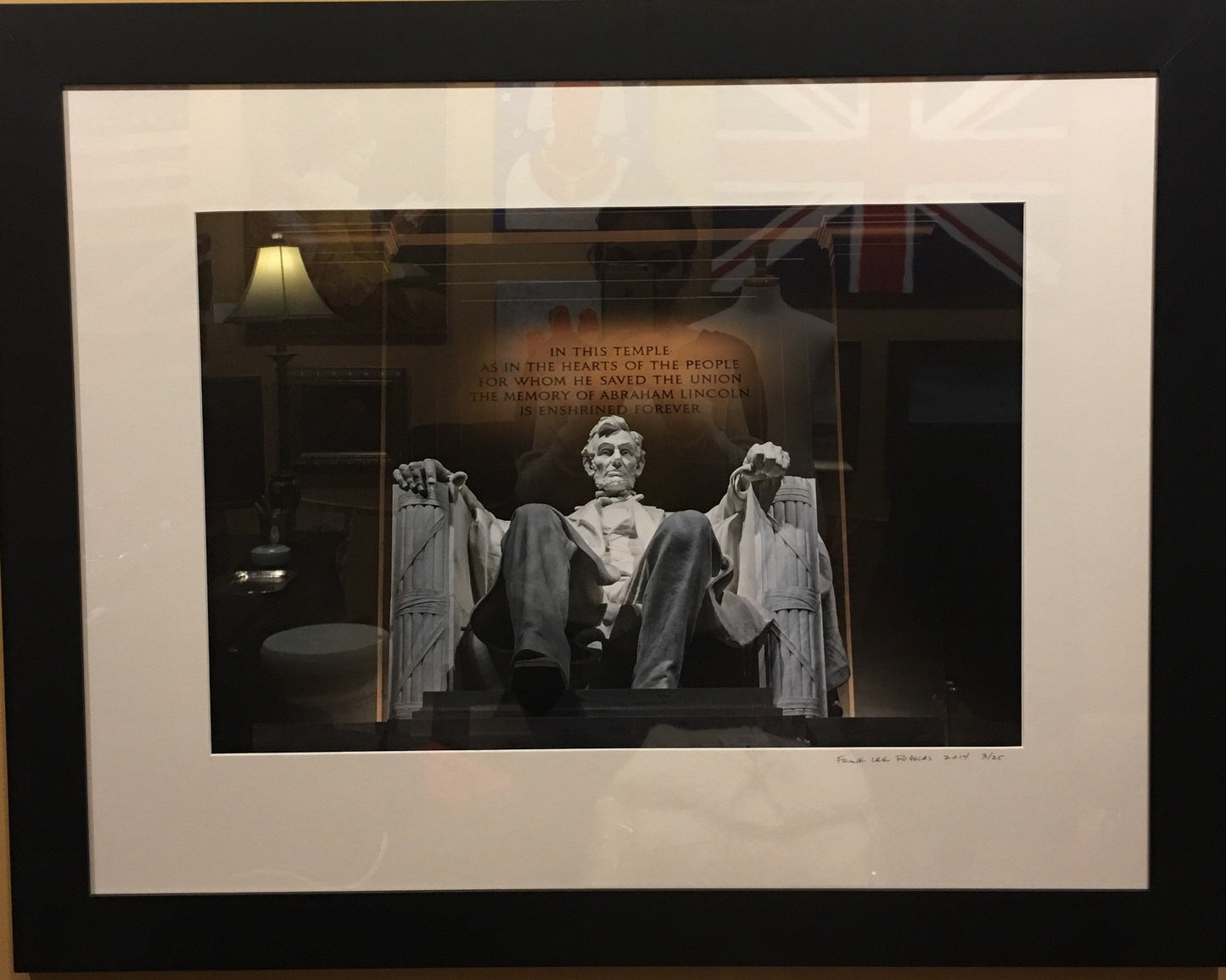 Seated Lincoln | Photograph by Frank Lee Ruggles | 28" x 36"-Photography-Sterling-and-Burke