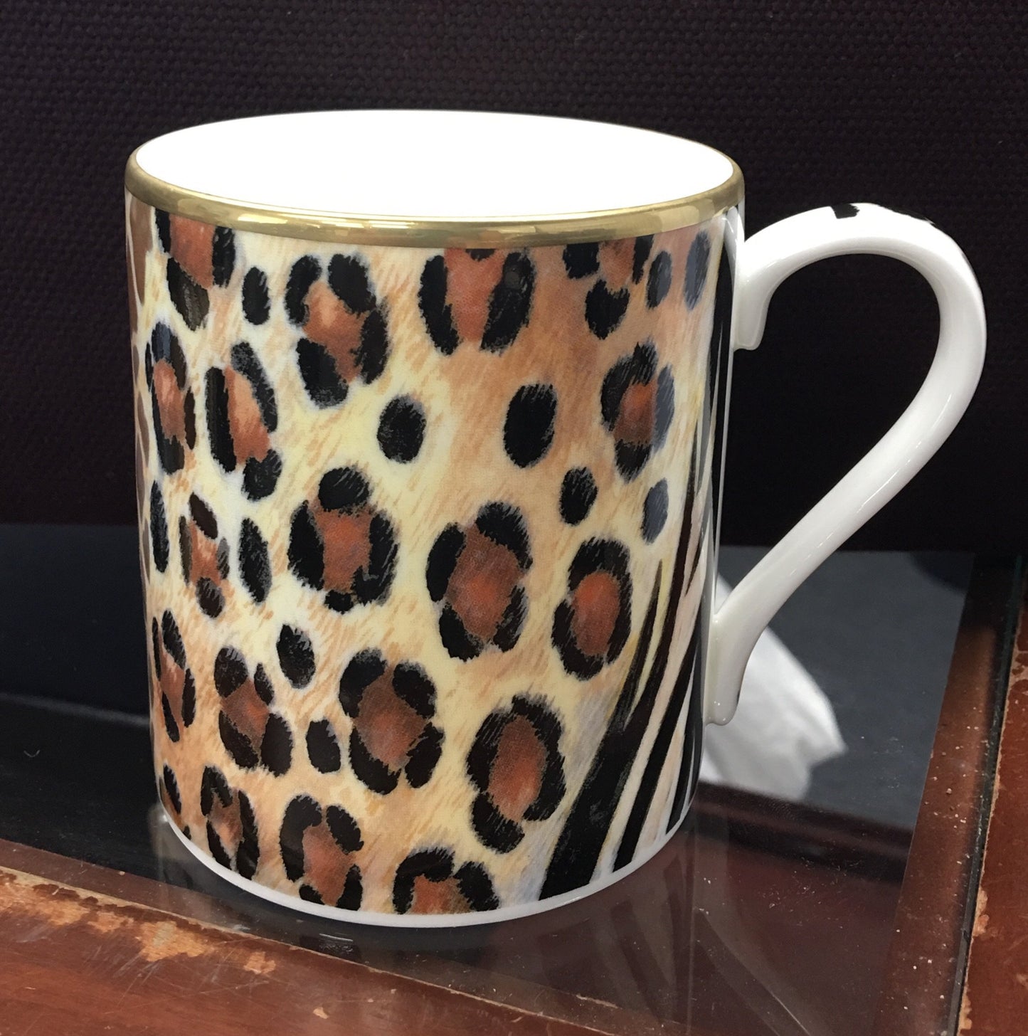 Halcyon Days Mixed Animal Print Mug-Bone China-Sterling-and-Burke