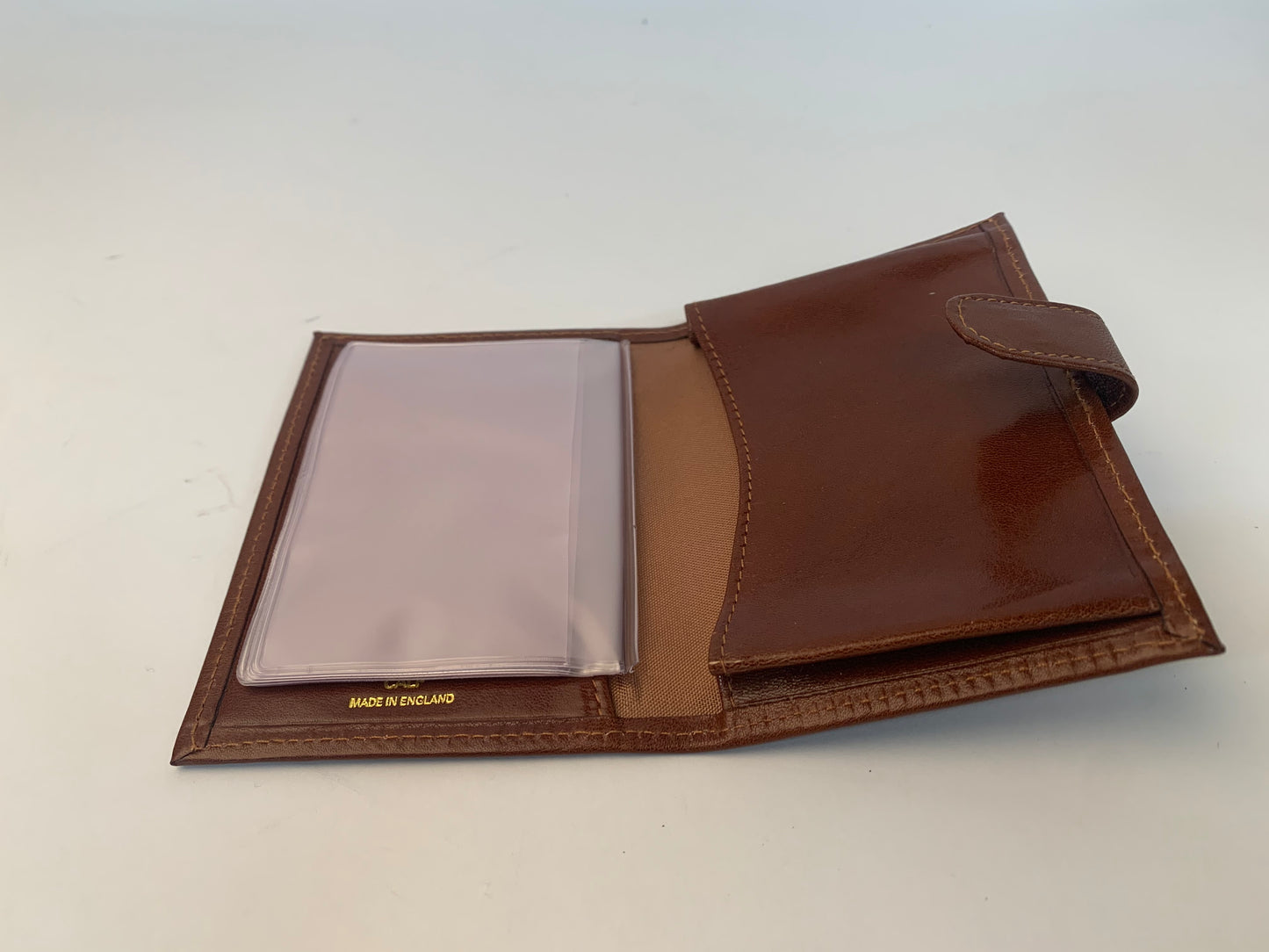 Charing Cross Leather Card Case with Snap Closure | Highland Calf Leather