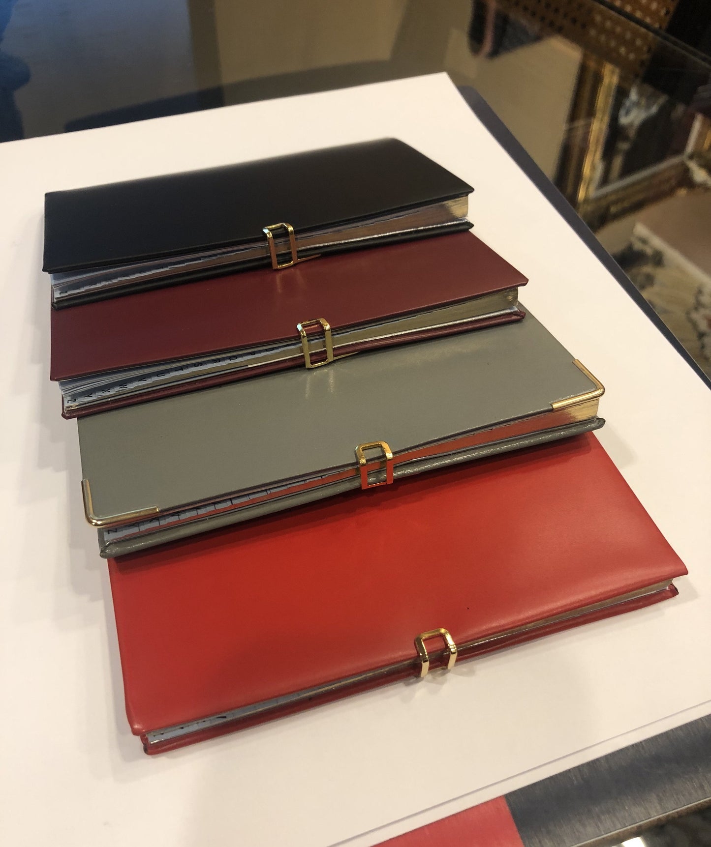 Address Book | 5 by 3 | Calf Leather | Pencil and Clasp | A53CJC | Made in England-Address Book-Sterling-and-Burke