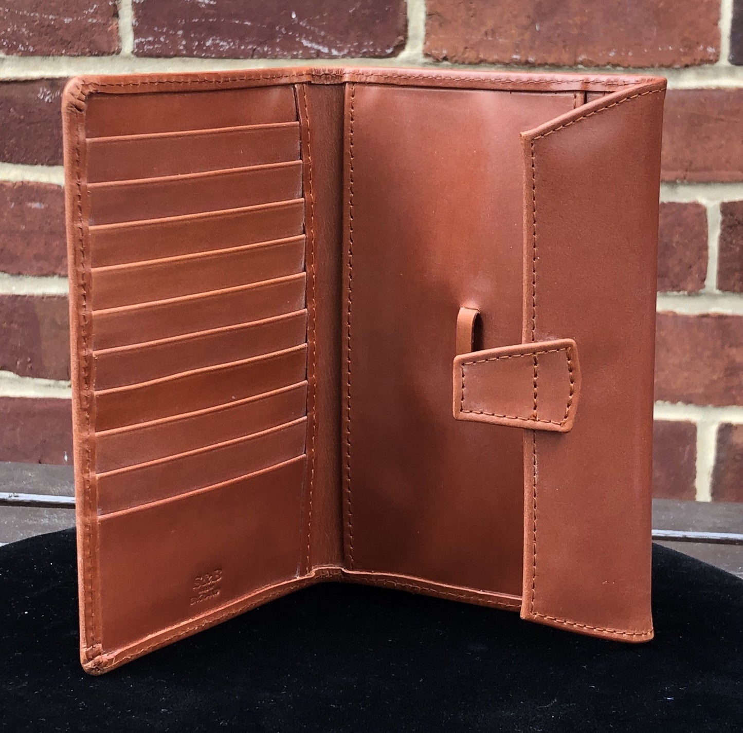 Farmer's Wallet | Breast Wallet | English Bridle Leather | Hand Made in England-Wallet-Sterling-and-Burke