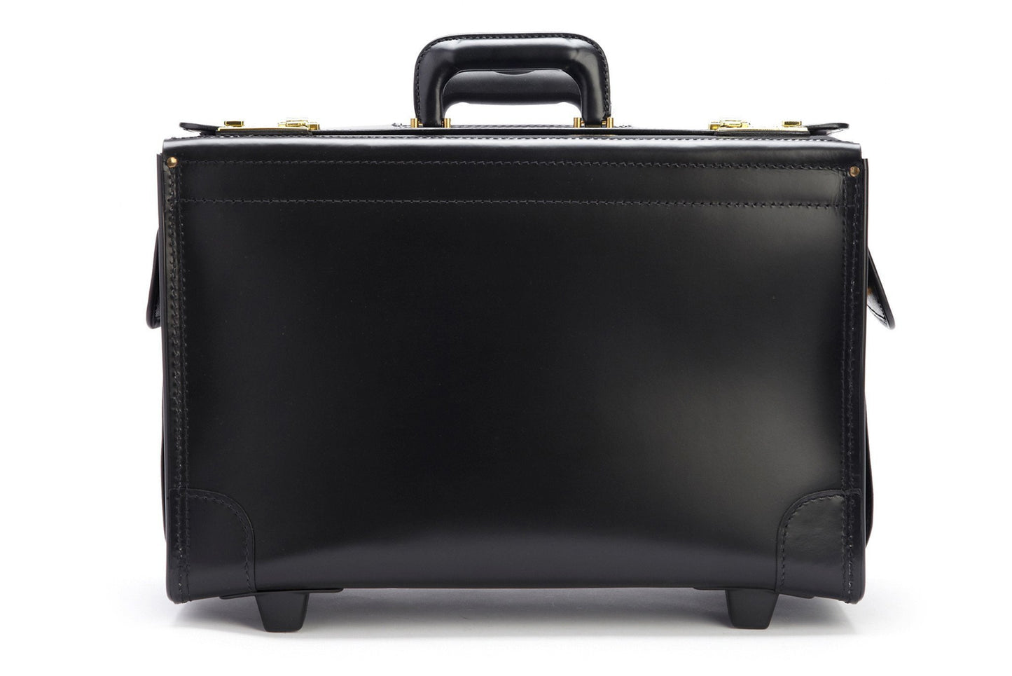 All Leather Litigator Case | 18 Inch Wheeled Leather Catalog Case | Name, Initials, Firm Logo Avail. | Korchmar | Schlesinger | Leather Specialty | C108418-Catalog Case-Sterling-and-Burke