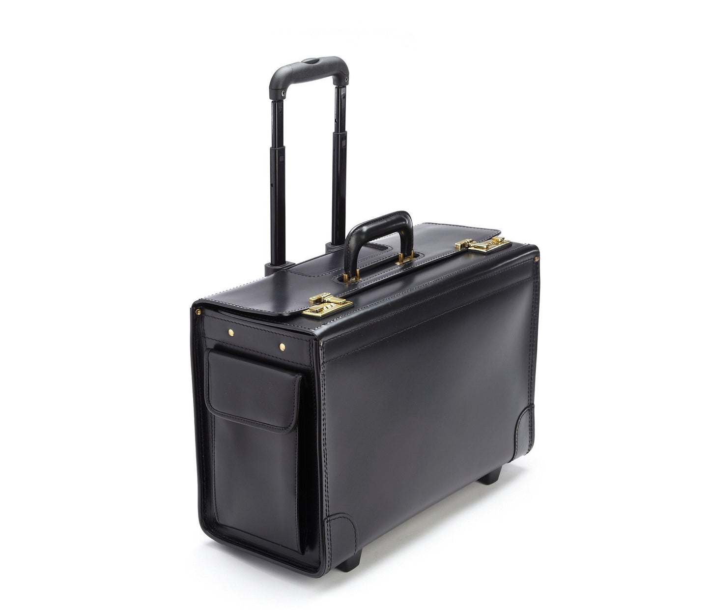 All Leather Litigator Case | 18 Inch Wheeled Leather Catalog Case | Name, Initials, Firm Logo Avail. | Korchmar | Schlesinger | Leather Specialty | C108418-Catalog Case-Sterling-and-Burke