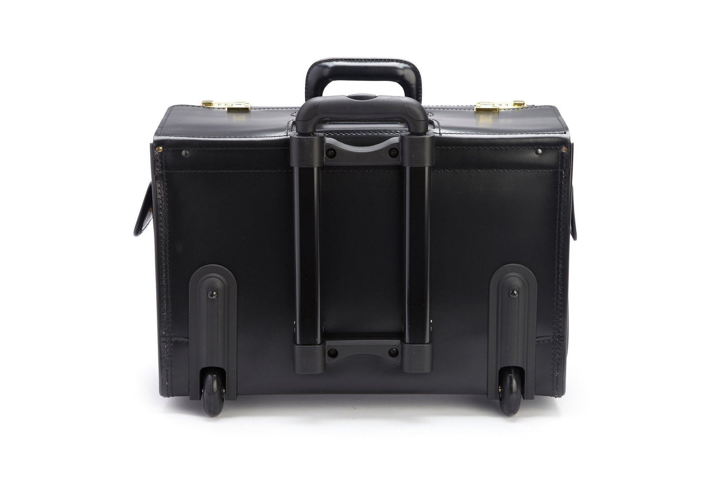 All Leather Litigator Case | 18 Inch Wheeled Leather Catalog Case | Name, Initials, Firm Logo Avail. | Korchmar | Schlesinger | Leather Specialty | C108418-Catalog Case-Sterling-and-Burke