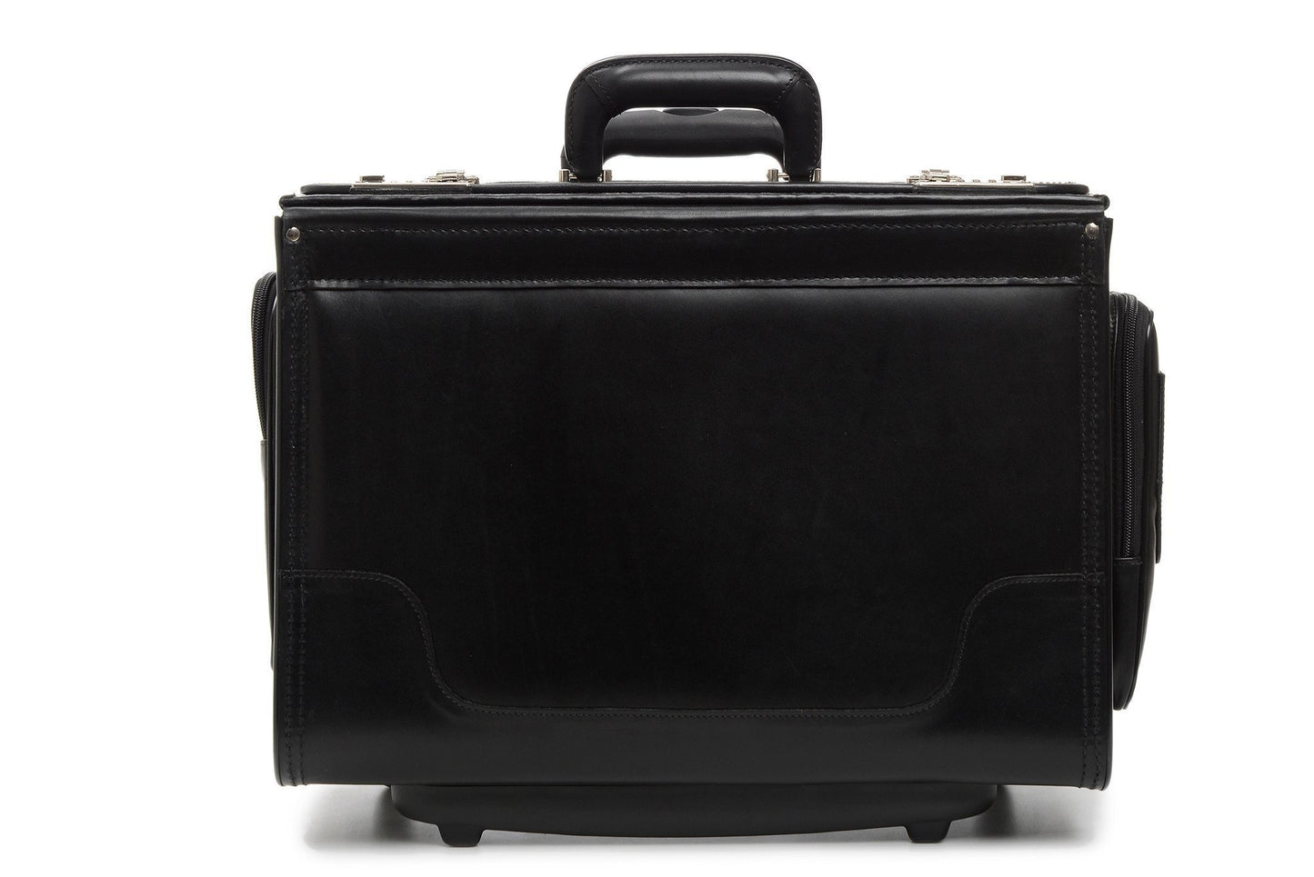 Counselor 18 Inch Wheeled Leather Catalog Case-Catalog Case-Sterling-and-Burke