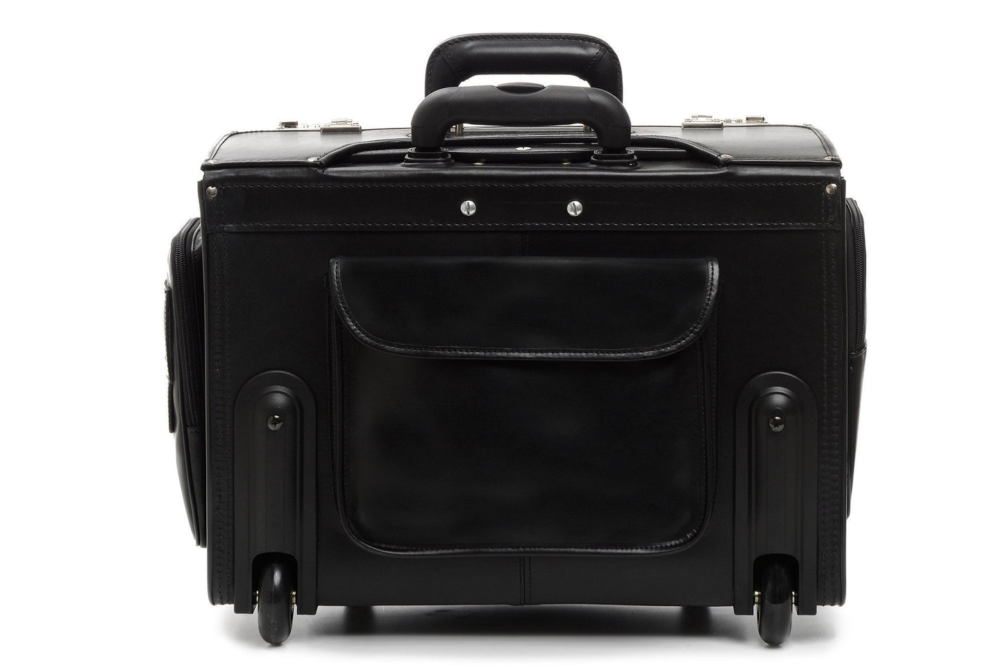 Counselor 18 Inch Wheeled Leather Catalog Case-Catalog Case-Sterling-and-Burke