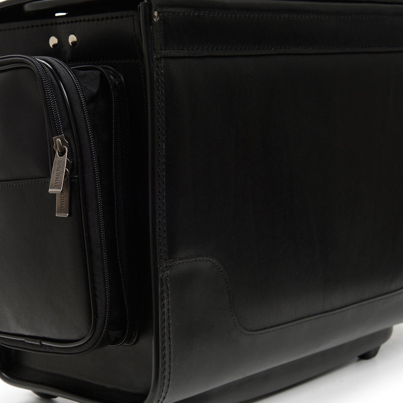 Counselor 18 Inch Wheeled Leather Catalog Case-Catalog Case-Sterling-and-Burke