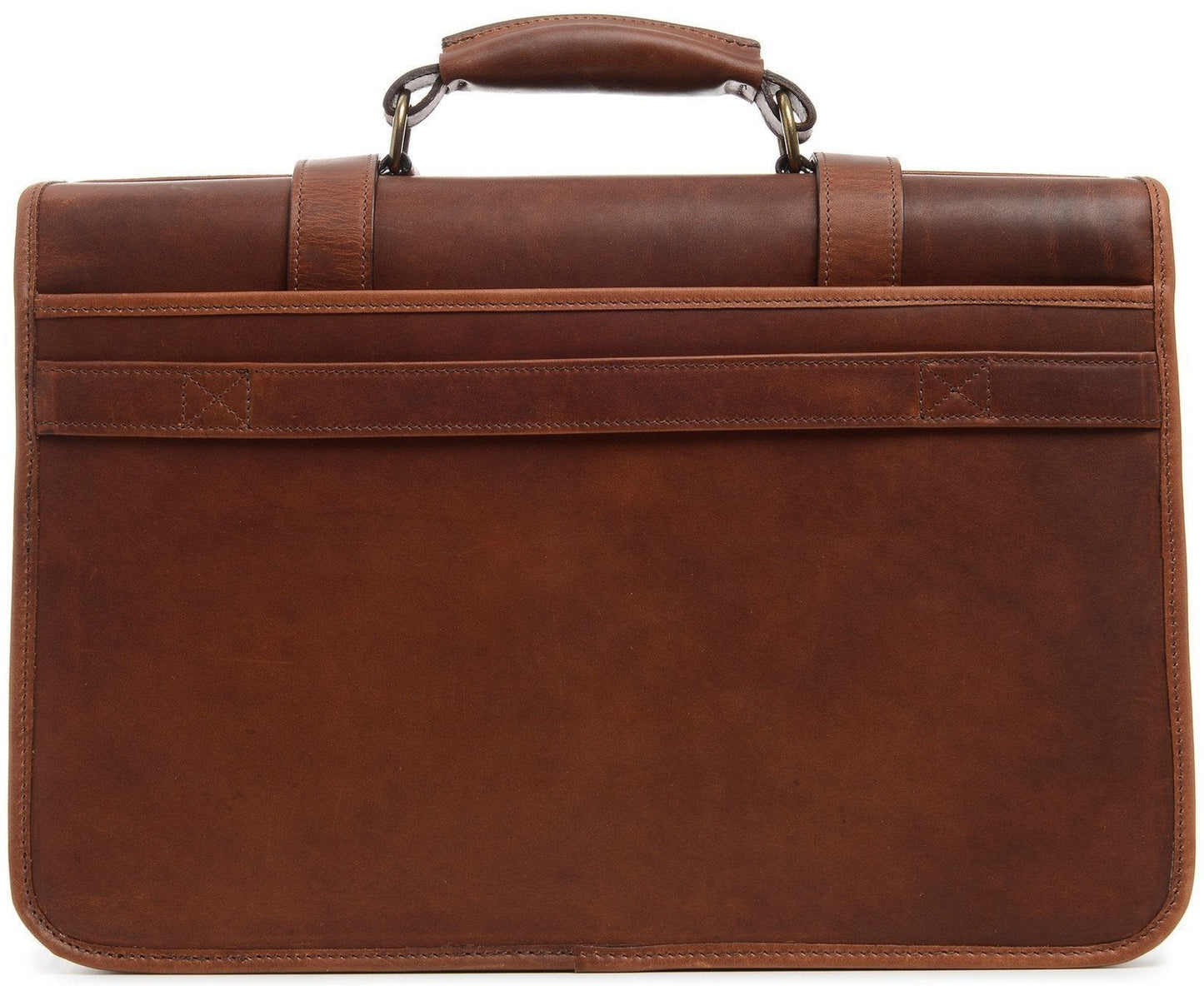 Garfield Leather Brief Bag | Made in USA | Initials Available | Sterling and Burke-Brief Bag-Sterling-and-Burke