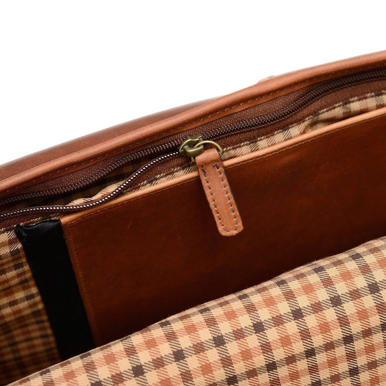 Garfield Leather Brief Bag | Made in USA | Initials Available | Sterling and Burke-Brief Bag-Sterling-and-Burke