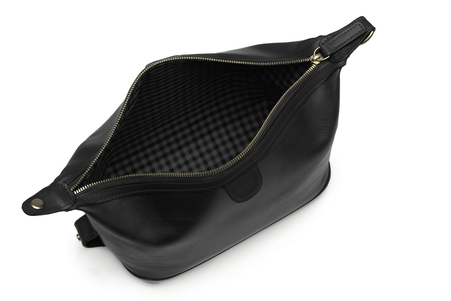 Ryder | Lux Leather | Zipper Toilet Kit, Dopp Kit, Travel Case | Full Grain American Leather | Black, Tan, Browns | Korchmar - REDIRECTED-Korchmar Travel-Sterling-and-Burke