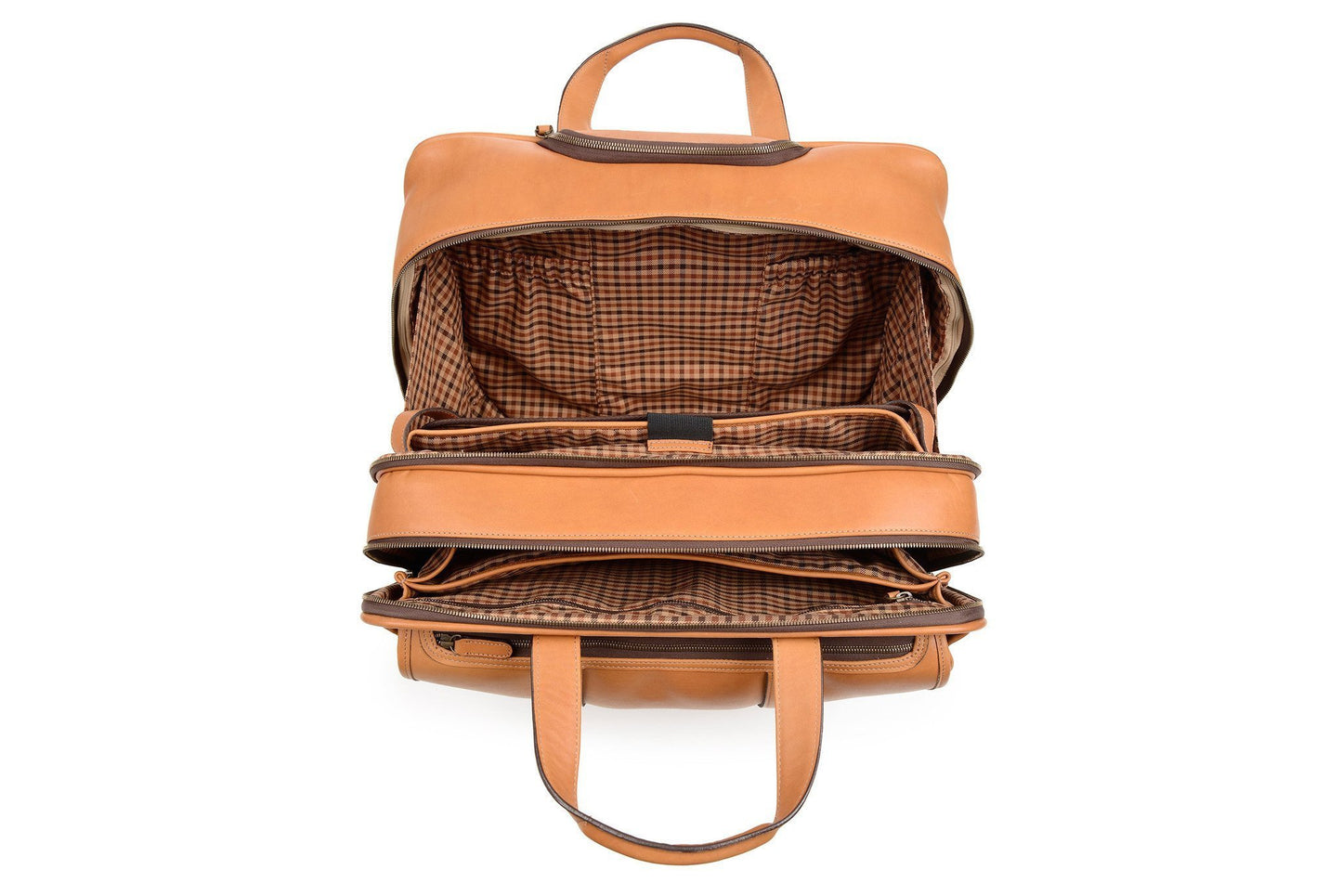 Kenton Overnight Wheeled Leather Brief Bag-Korchmar Business-Sterling-and-Burke