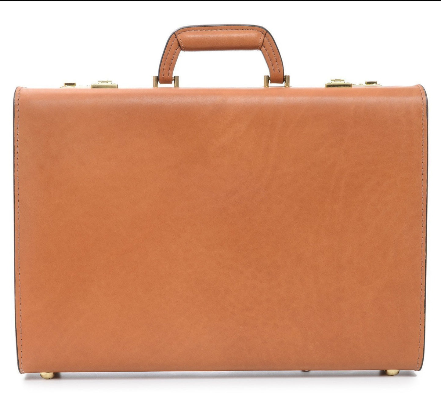 Attache Case | Belting Leather | Monroe Classic | 5 Inch Attache | Korchmar | Black or Tan-Attache-Sterling-and-Burke