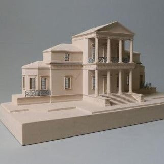 Limited Edition The First Monticello Sculpture | Custom Monticello Plaster Model | Extraordinary Quality and Detail | Made in England | Timothy Richards-Desk Accessory-Sterling-and-Burke